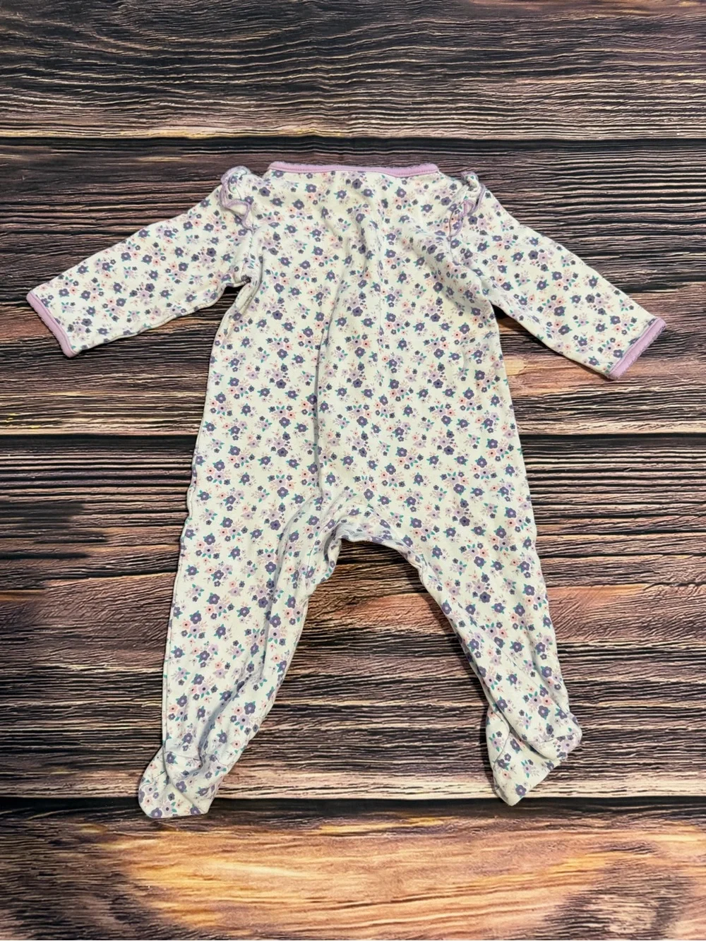 Girls' 5pc Footed One-Piece Sleepers - Multi Color